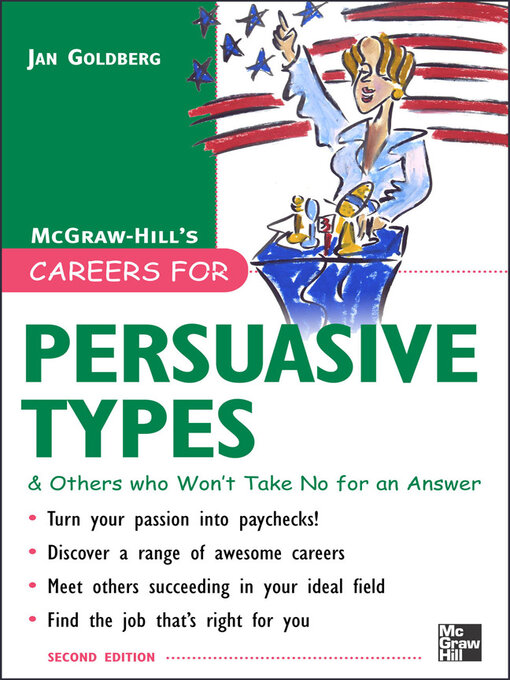 Title details for Careers for Persuasive Types & Others Who Won't Take No for an Answer by Jan Goldberg - Available